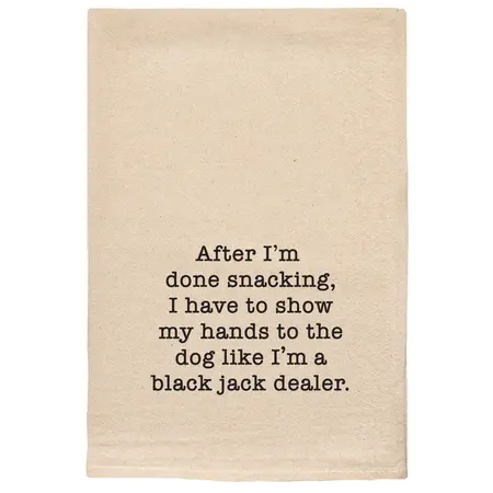 ellem Tea Towel Black Jack  44