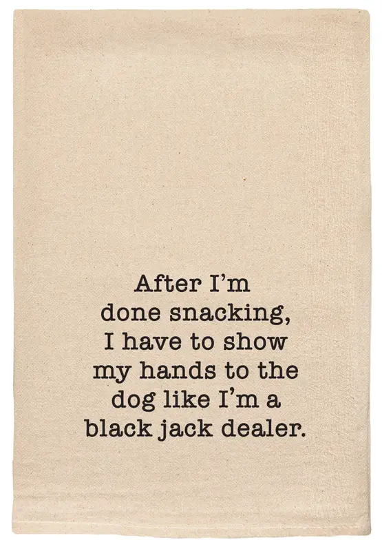 ellem Tea Towel Black Jack  44