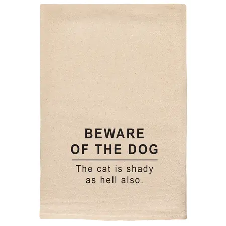 ellem Tea Towel Beware of the Dog 18