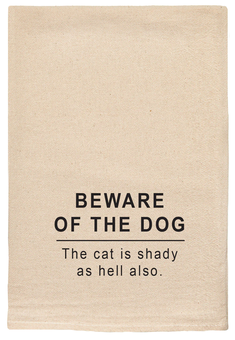 ellem Tea Towel Beware of the Dog 18
