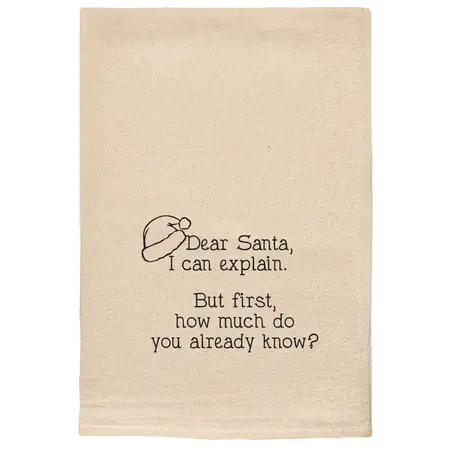 ellem Tea Towel Dear Santa
