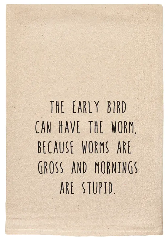 Tea Towel Early Bird 46