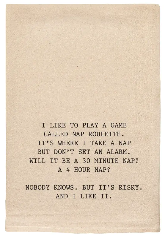 ellem Tea Towel Nap Roulette 45