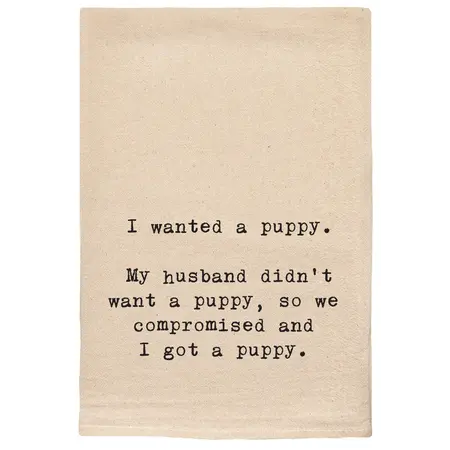ellem Tea Towel I Wanted a Puppy 28