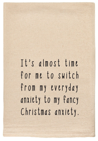 ellem Tea Towel Christmas Anxiety