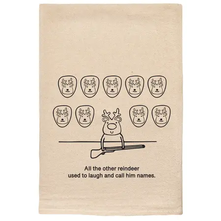 ellem Tea Towel Reindeer Games