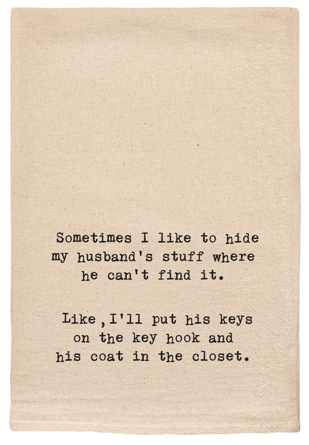 ellem Tea Towel Sometimes I Hide My Husband 68