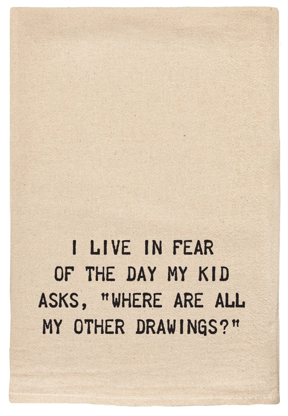 ellem Tea Towel Live in Fear of the Day 5