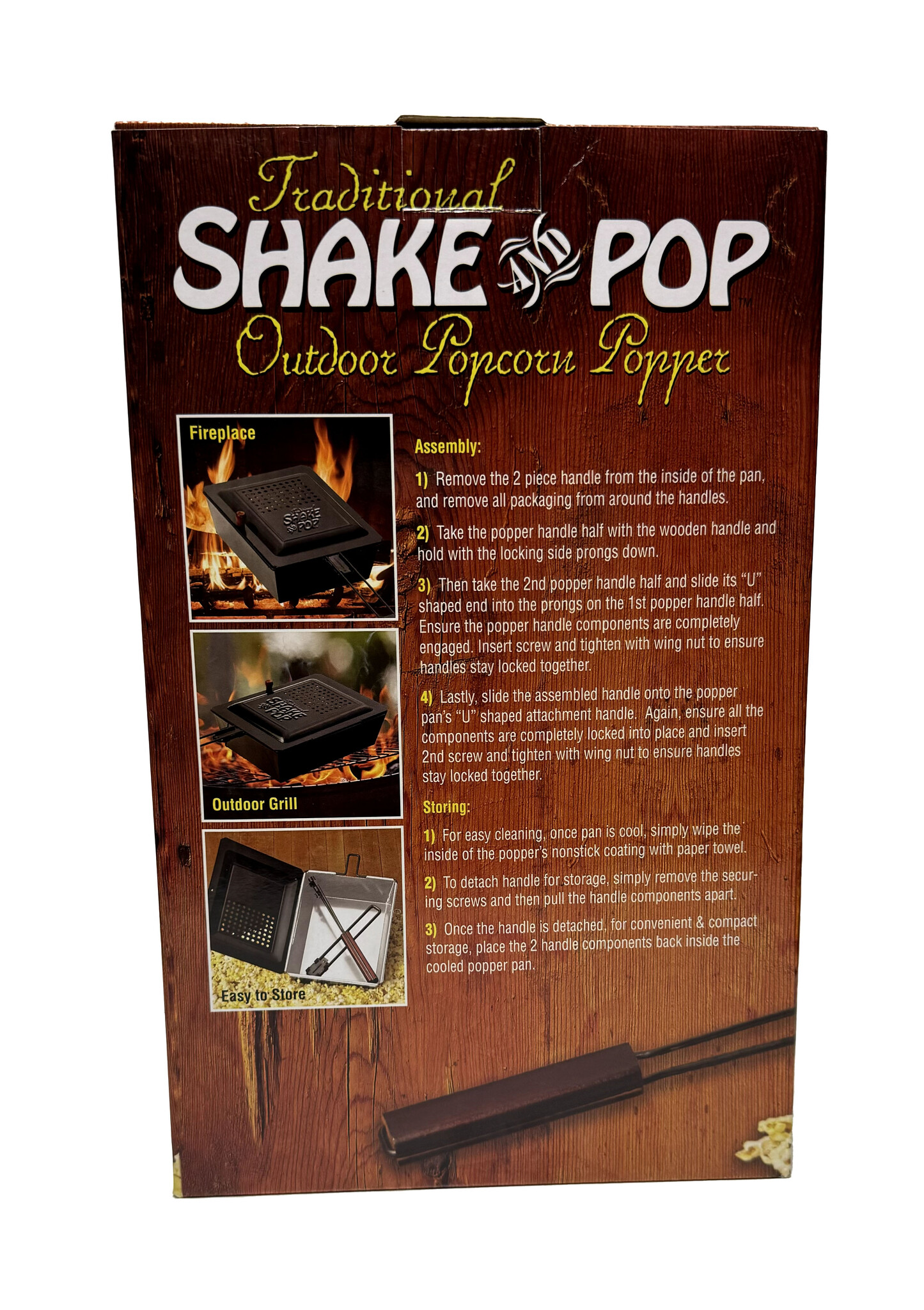 AMISH Shake and Pop Popcorn Popper