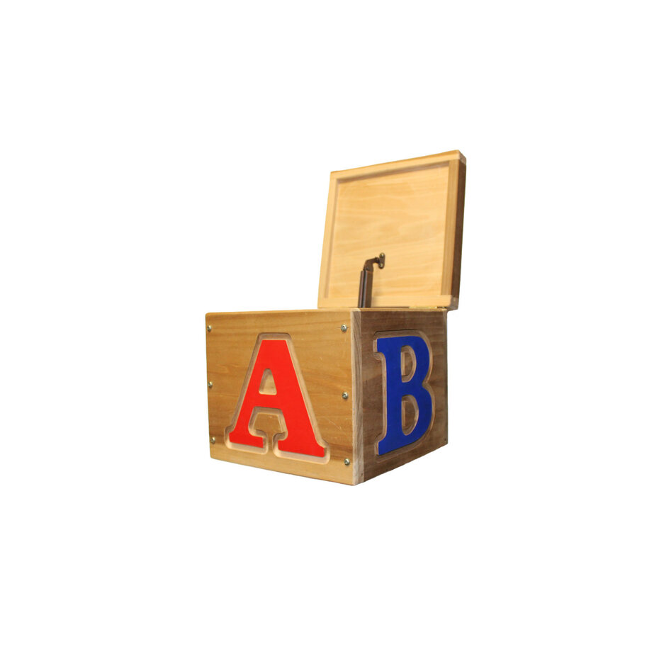Children's Wooden Alphabet Box by Aardvark Woodworks - Log House Craft ...