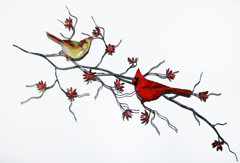 BOVO Cardinal Pair on Branch