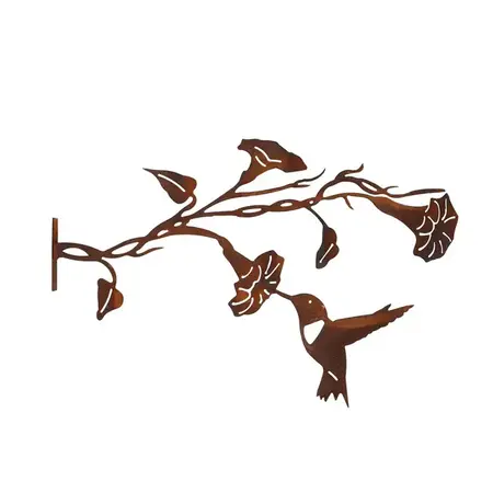 ELEGA Hummingbird with Morning Glory Silhouette