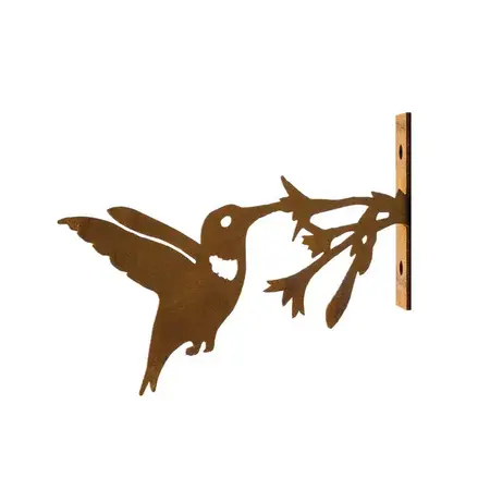ELEGA Hummingbird with Flowers Silhouette
