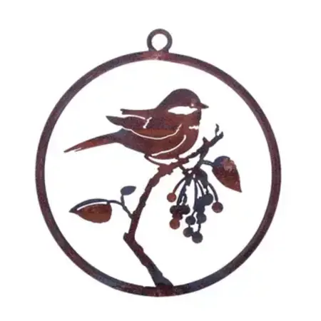 ELEGA ‌Chickadee on Cherry Ring Silhouette