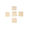 BWEAV Honeycomb Coasters, Set of 6
