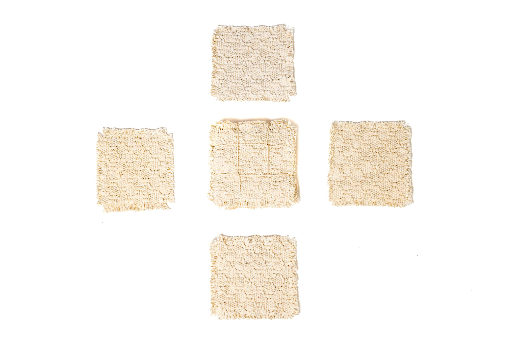 BWEAV Honeycomb Coasters, Set of 6