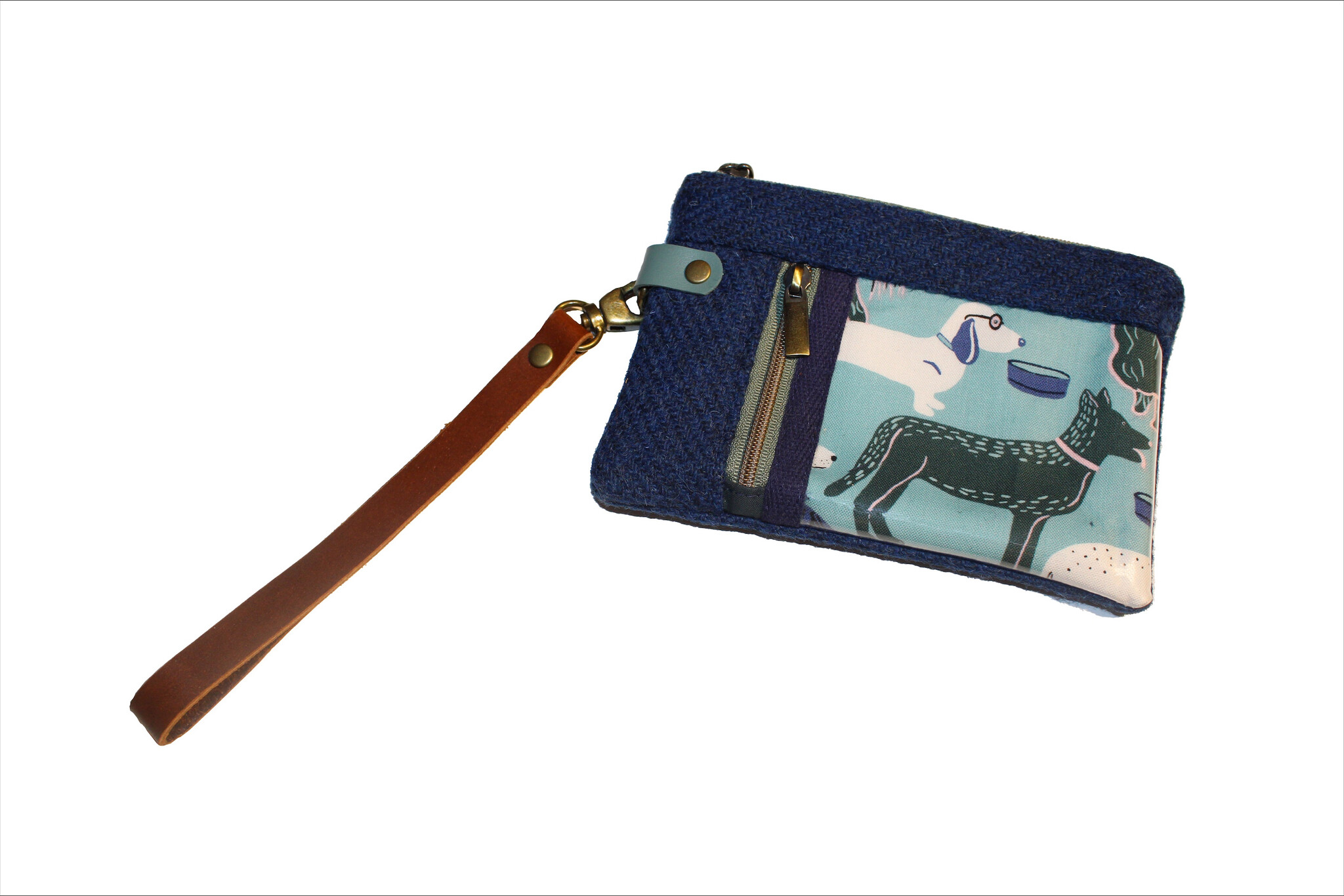 ARTWHM Mini Zippy Tweed Wallet