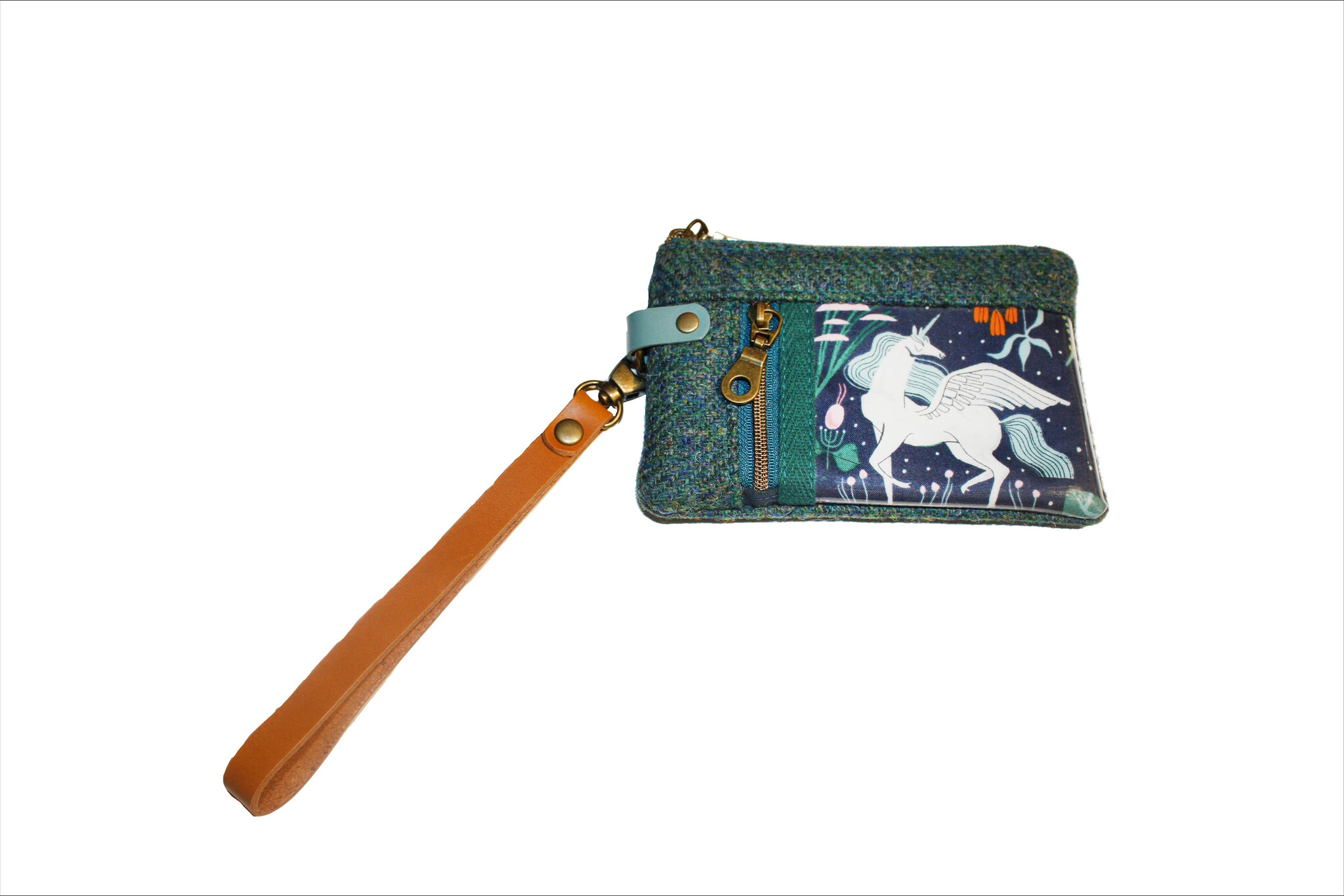 ARTWHM Mini Zippy Tweed Wallet