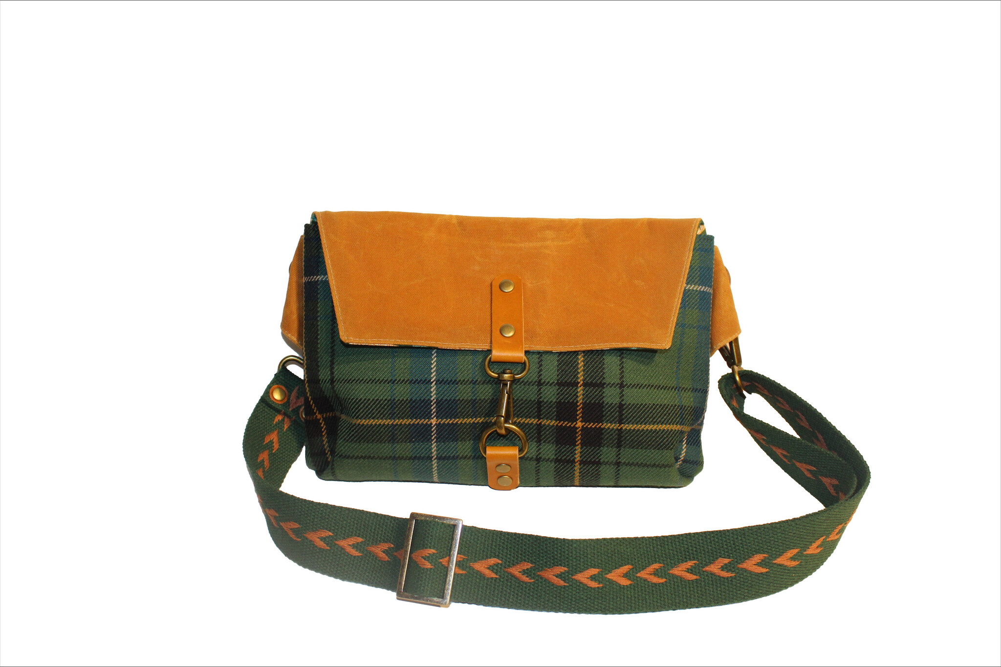 ARTWHM Tweed Crossbody Belt Bag