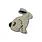 BRICKP Sitting Rabbit Ornament