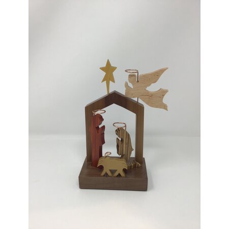 CLAYW 6 FIGURE NATIVITY