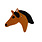 ARVEL Buckskin Horse Head Ornament