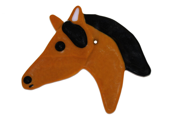 ARVEL Buckskin Horse Head Ornament