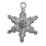CROSBY Snowflake Ornament Snow