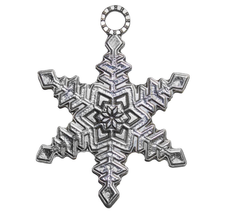 CROSBY Snowflake Ornament Snow