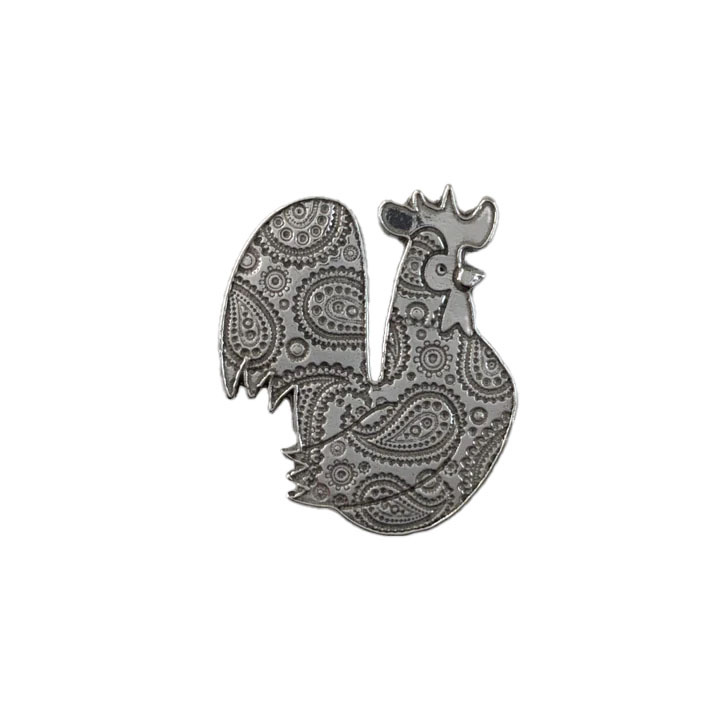 ROOSF Paisley Rooster Magnet