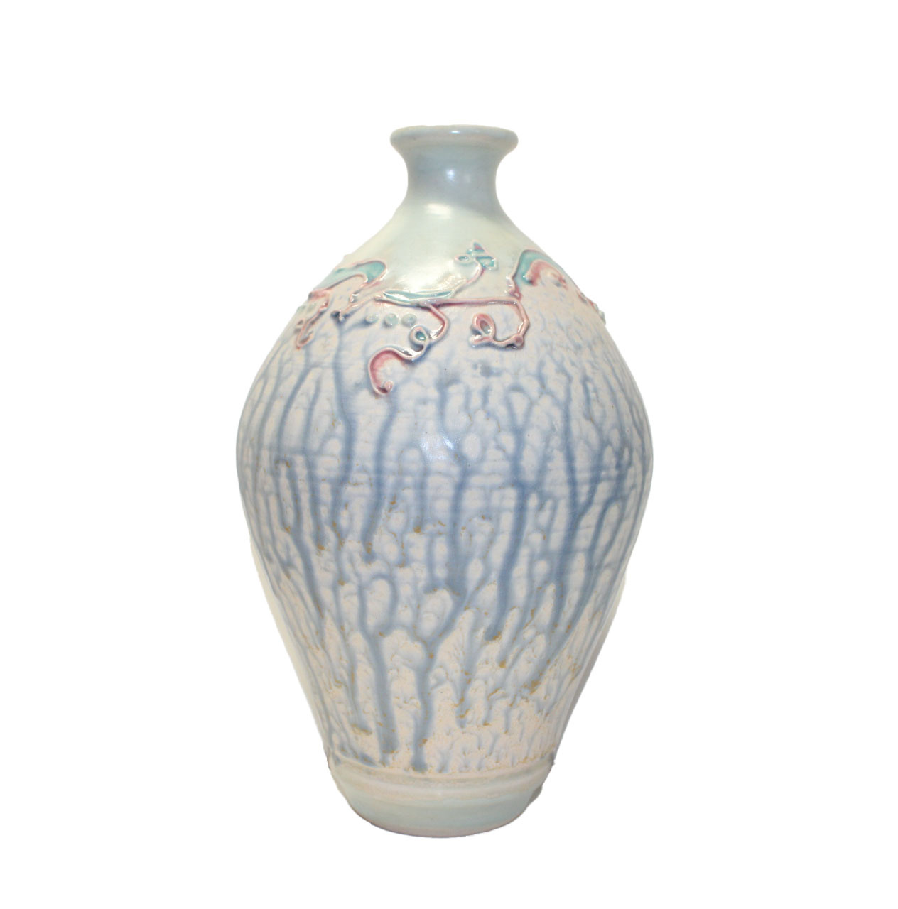 EARTHT Vase, slip trail