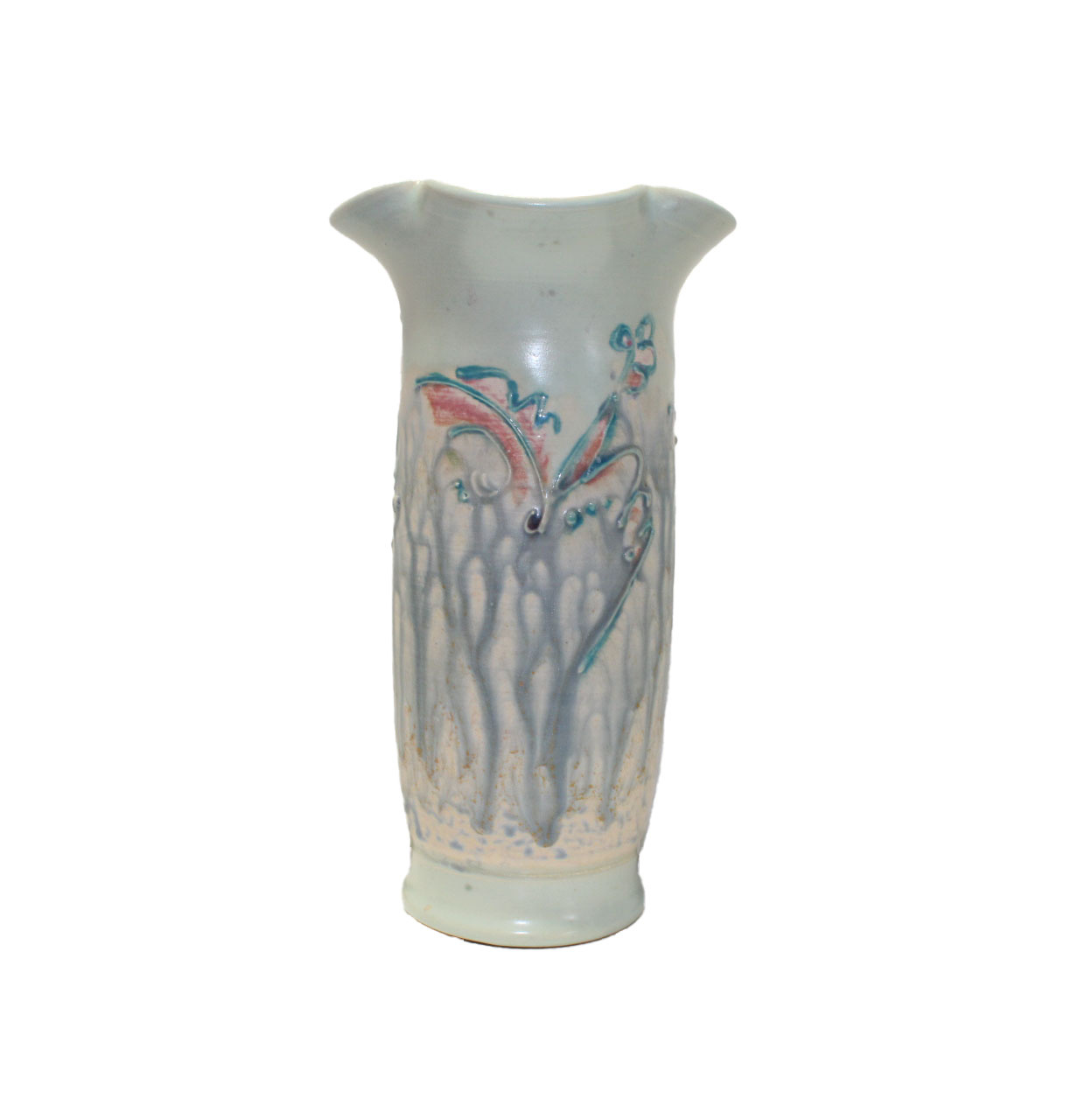 EARTHT Vase, slip trail