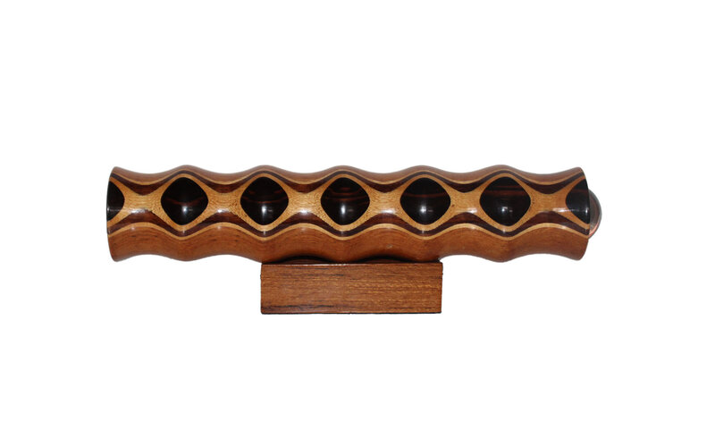 KALEIDO 9inch wheel kaleidoscope teak&ebony