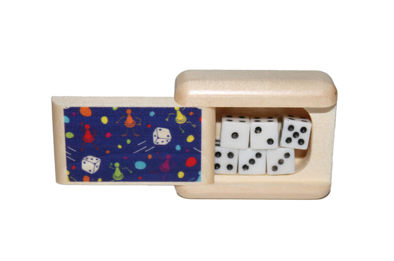 HEART TREASURE BOX W/SMALL DICE