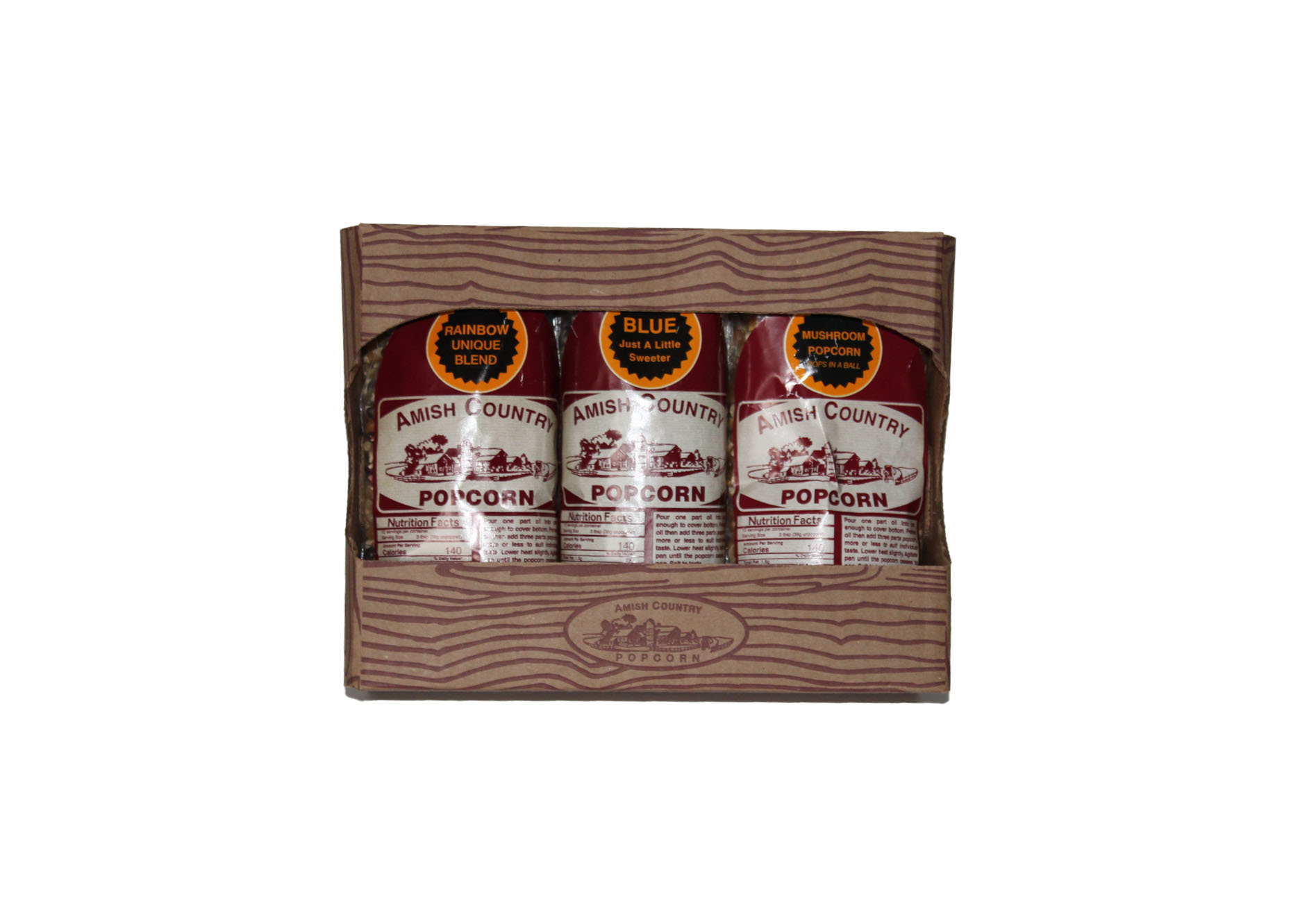 AMISH 1 lb Gift Box Popcorn