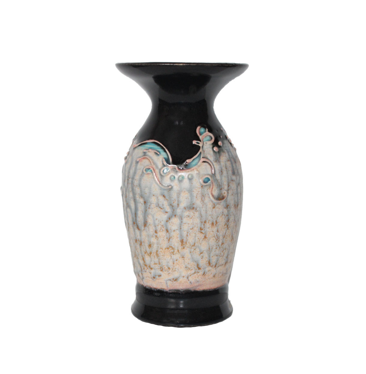 EARTHT Vase, slip trail