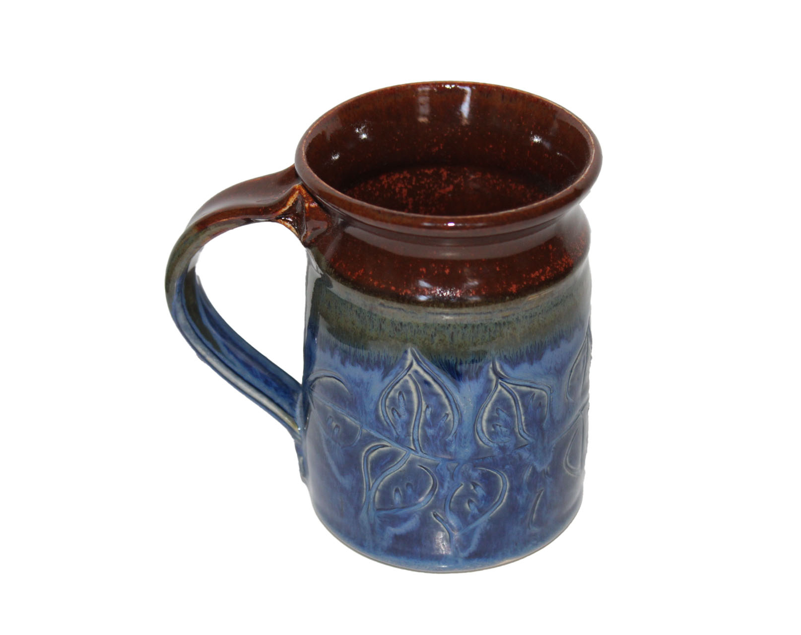 MPLPOT Leaf Mug Straight Red and Blue