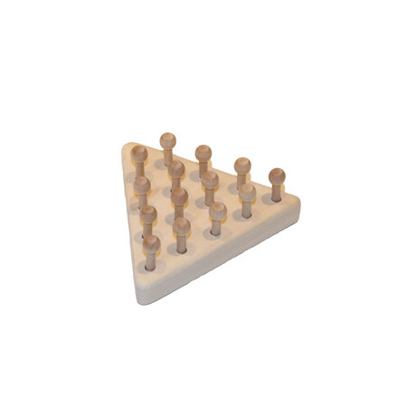 POPTY TRIANGLE PEG PUZZLE
