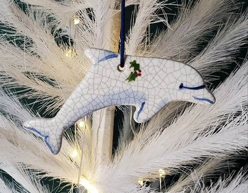 BRICKP Dolphin ornament