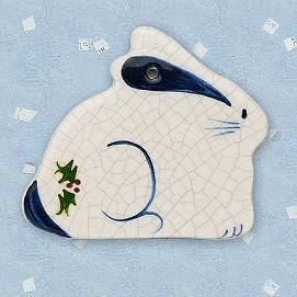 BRICKP Bunny  ornament COL1