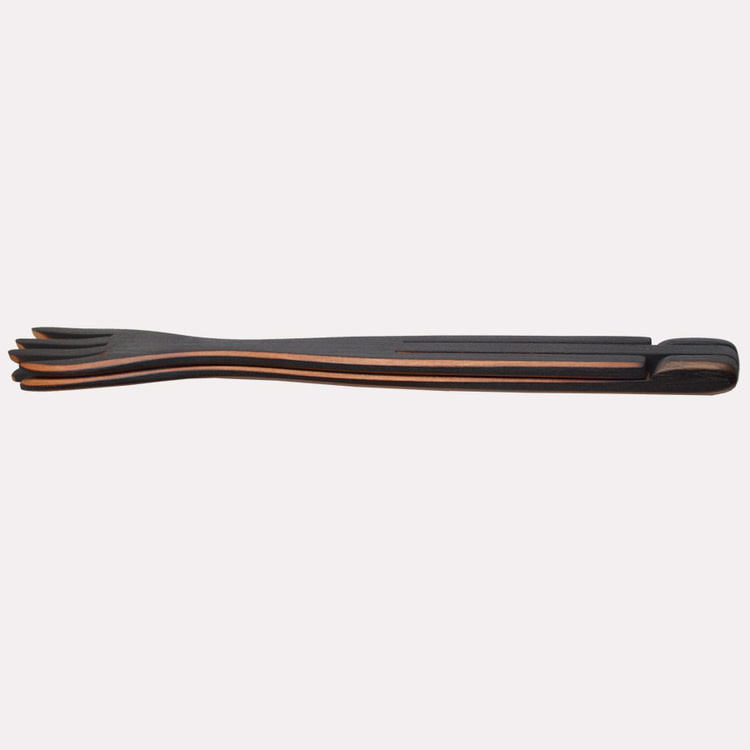 JNSP Inside Out Tongs w/flame Blackened Fork