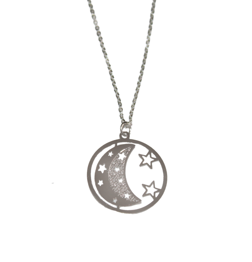 GOOSE Moon and Stars Necklace