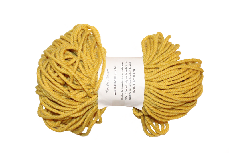 CFARM 3 PLY BULKY FINE MARINO GOLDEN ROD