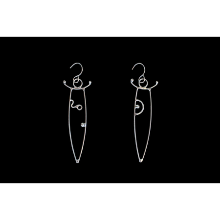DRUSS SILVER EARRING #E236