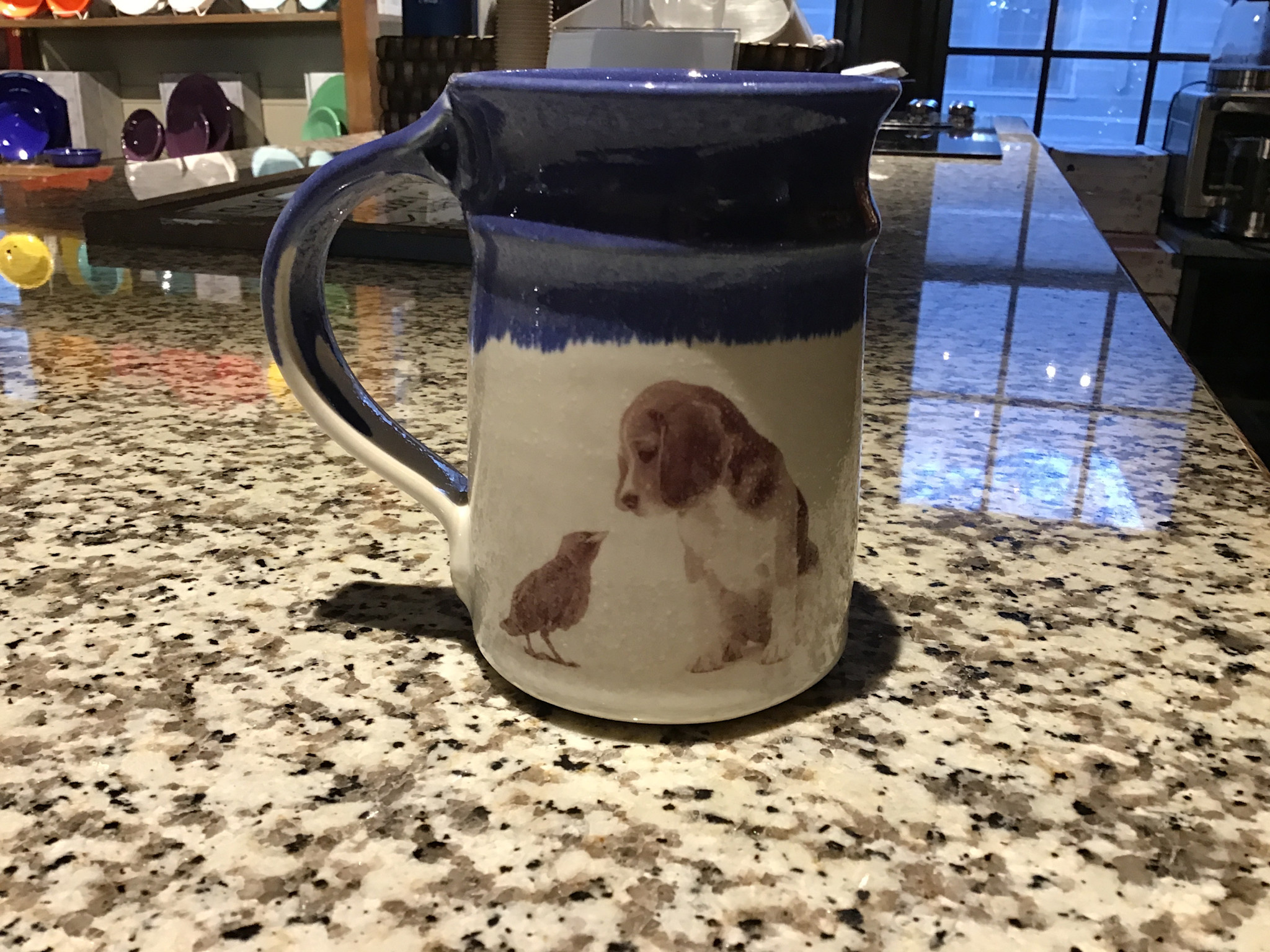 MPLPOT Beagle with Bird Mug