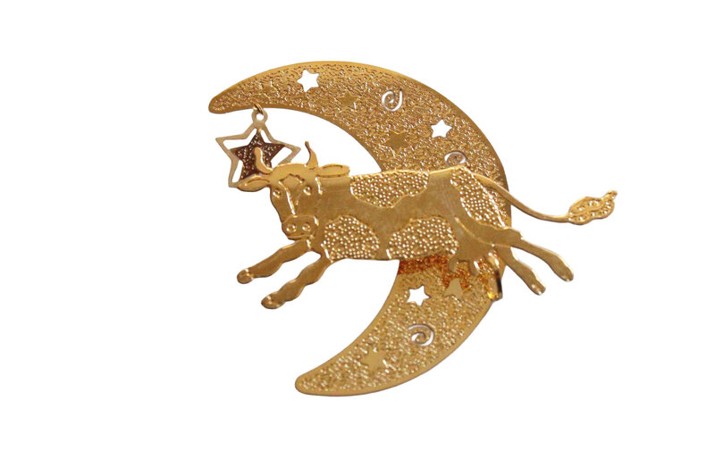 Cow Jump Over Moon Ornament - Thumbnail 2