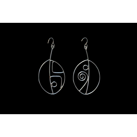 DRUSS SILVER EARRING #E273
