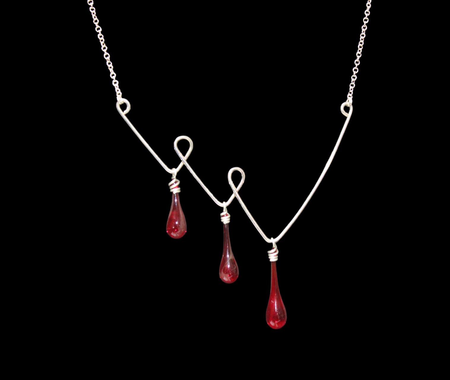 SUNDROP Asymmetric Valley Necklace