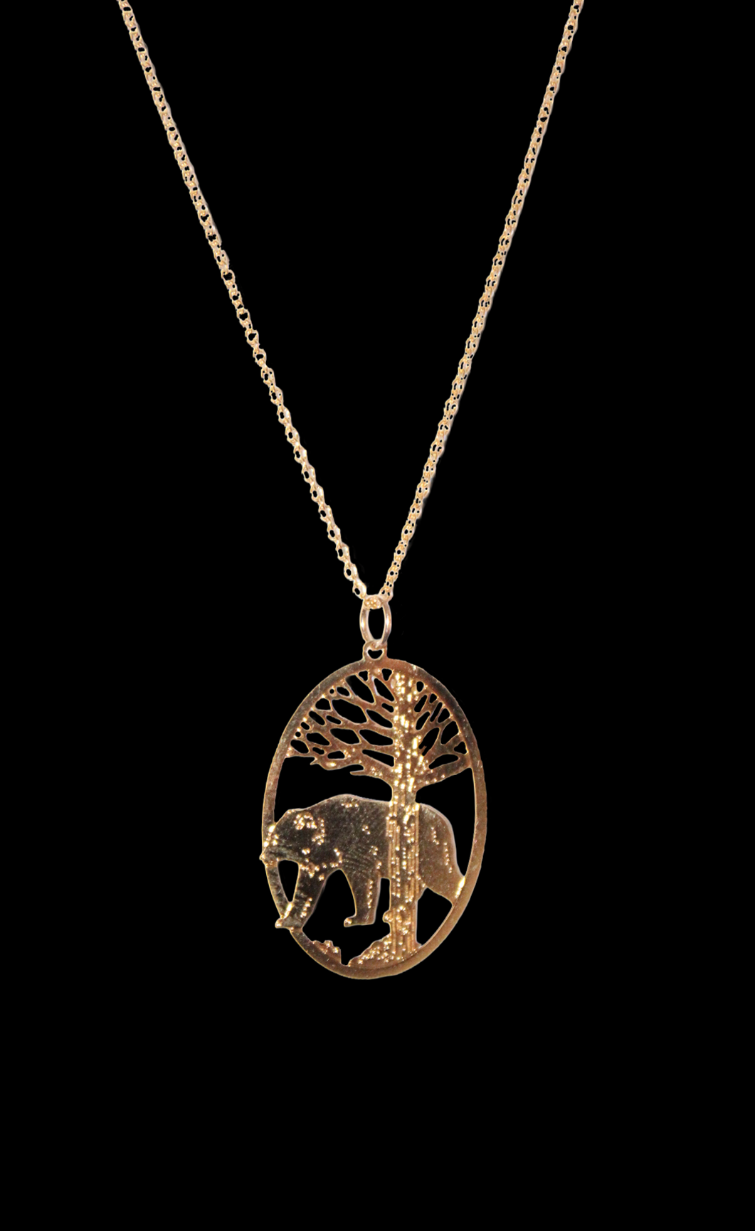 GOOSE Necklace Bear Gold