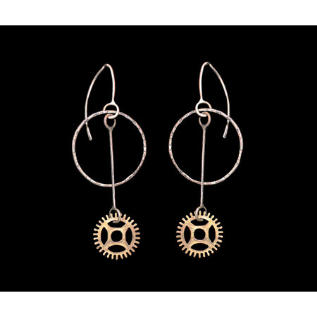 MERRILL GEAR HOOPS BRASS SILVER